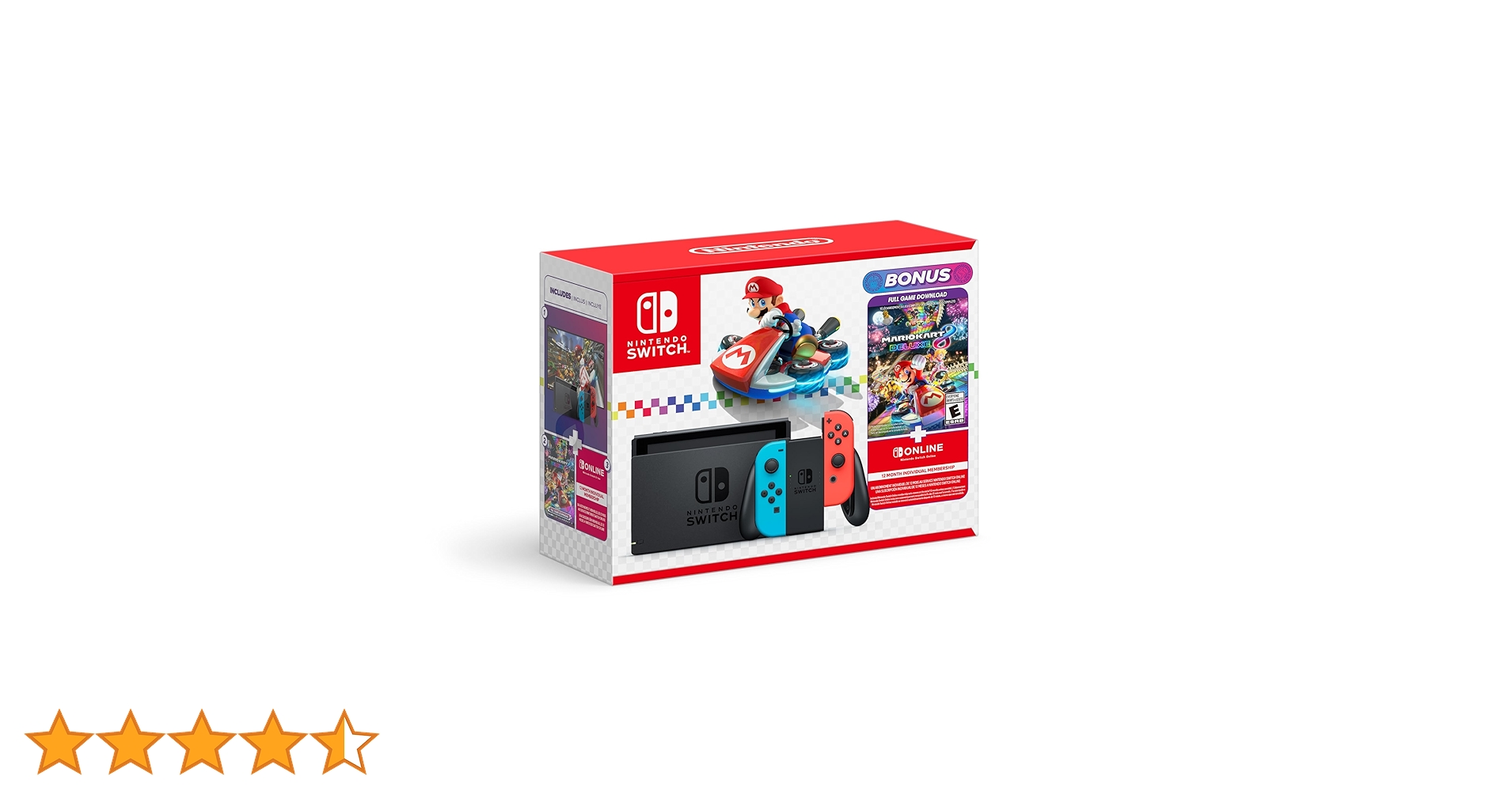 Nintendo Switch Nintendo Switch + Mario Kart 8 Nintendo Switch™: Mario Kart™ 8 Deluxe Bundle - Nintendo